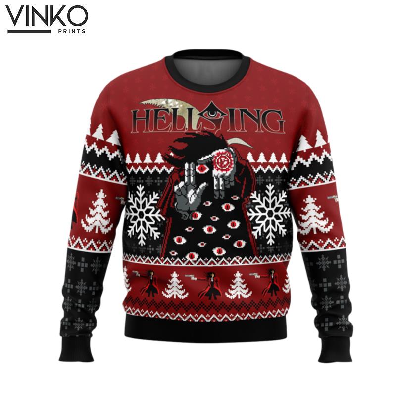 God With Us Hellsing Ugly Christmas Sweater