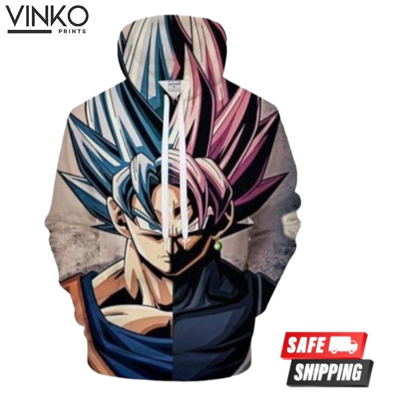 Goku Blue X Goku Dark Hoodie