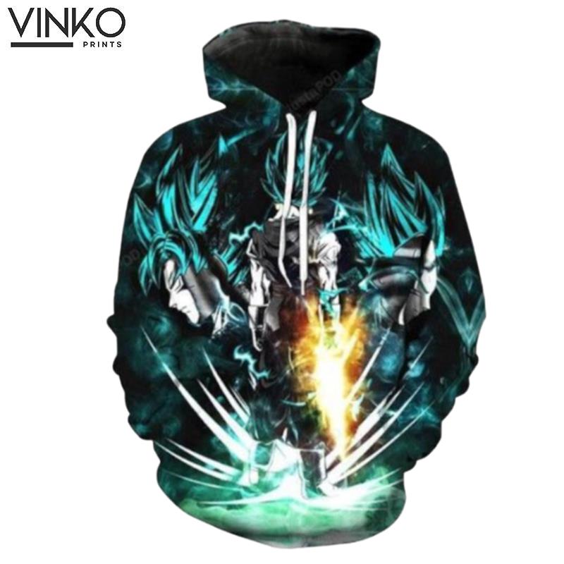 Goku Vegeta Fusion Super Saiyan God Super Saiyan Vegeto Dragon Ball Z Hoodie