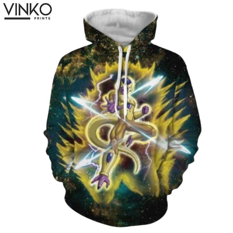 Golden Frieza Ultimate Evolution Galaxy Hoodie