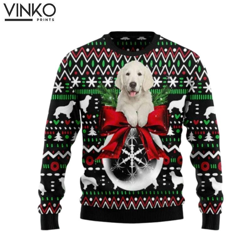 Golden Retriever Puppy Xmas Ugly Christmas Sweater