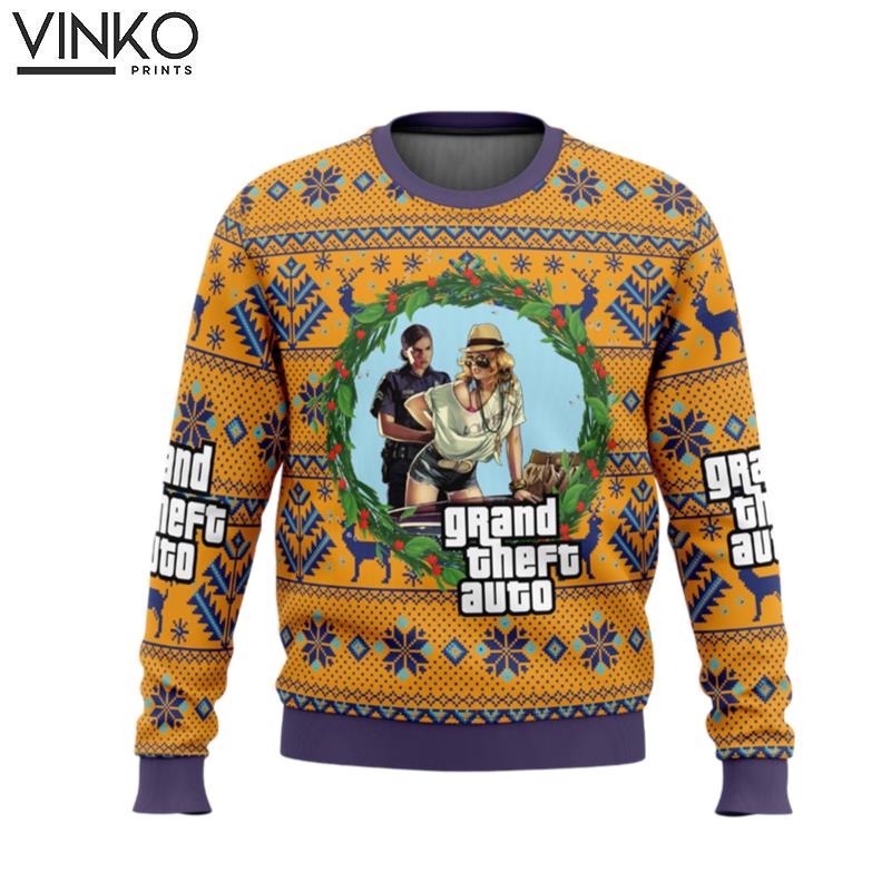 Grand Theft Auto Ugly Christmas Sweater