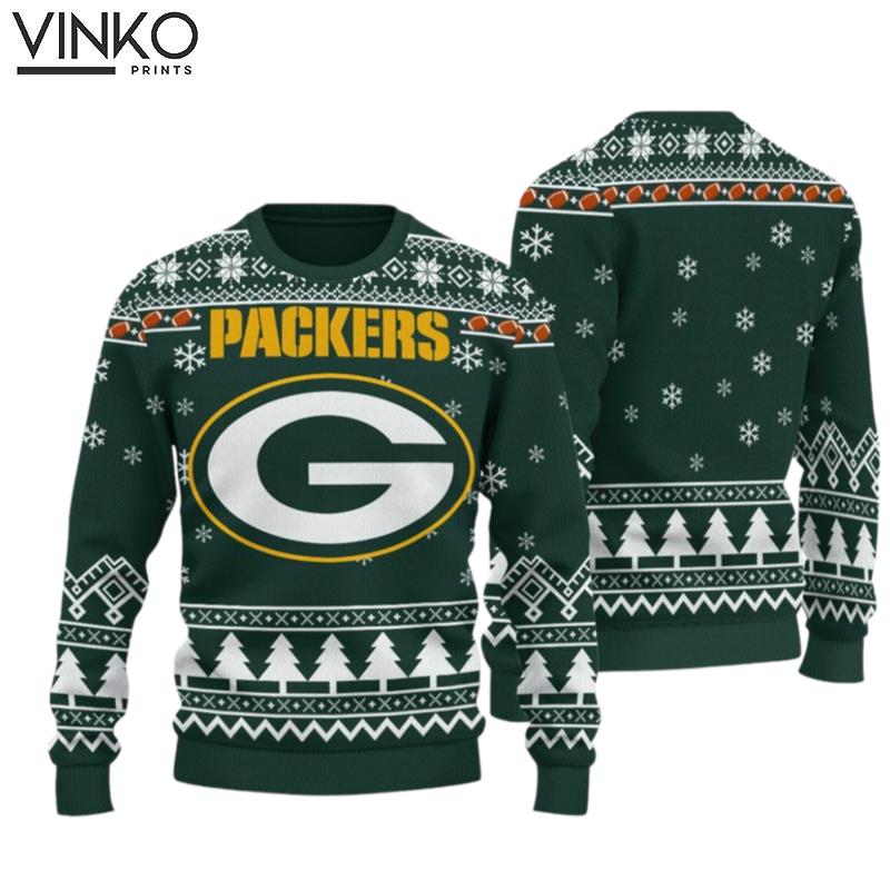 Green Bay Football Ugly Christmas Sweater