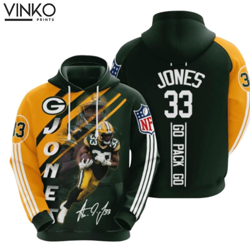 Green Bay Packers Aaron Jones Hoodie