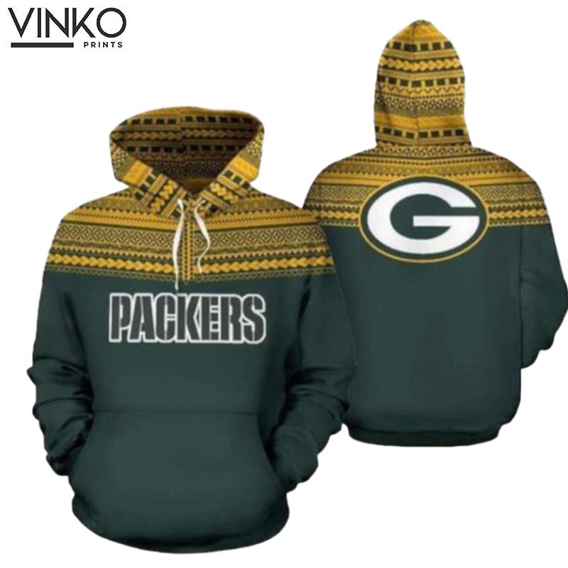 Green Bay Packers Ncaa Football Maori Tattoo Green Green Bay Packers Hoodie