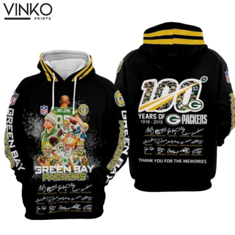 Green Bay Packers Nfl Football Anniversary Green Bay Packers Hoodie