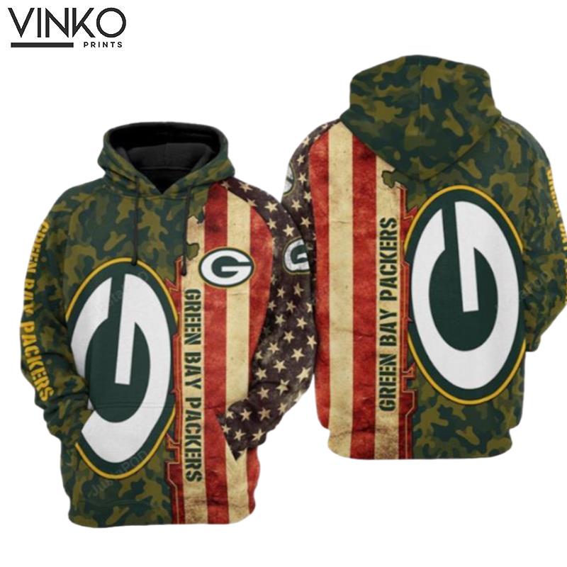 Green Bay Packers Nfl Football Camouflage Green Bay Packers Hoodie