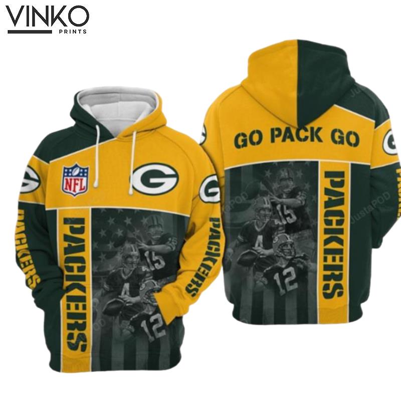 Green Bay Packers Nfl Football Flag American Anniversary Green Bay Packers Hoodie