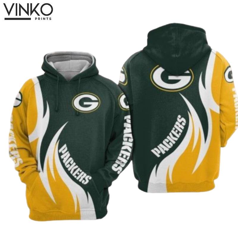 Green Bay Packers Nfl Football Gold Green Bay Packers Hoodie