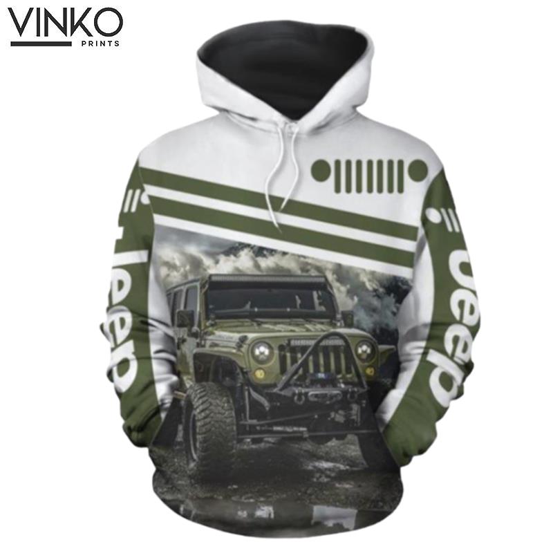 Green Jeep Hoodie