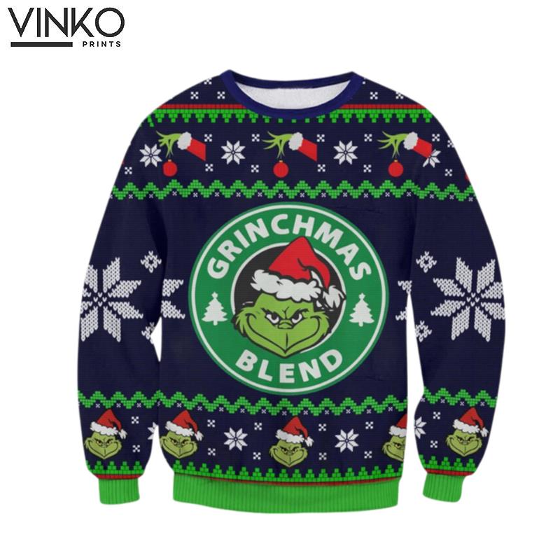 Grinchmas Blend Christmas Gift Christmas Ugly Christmas Sweater