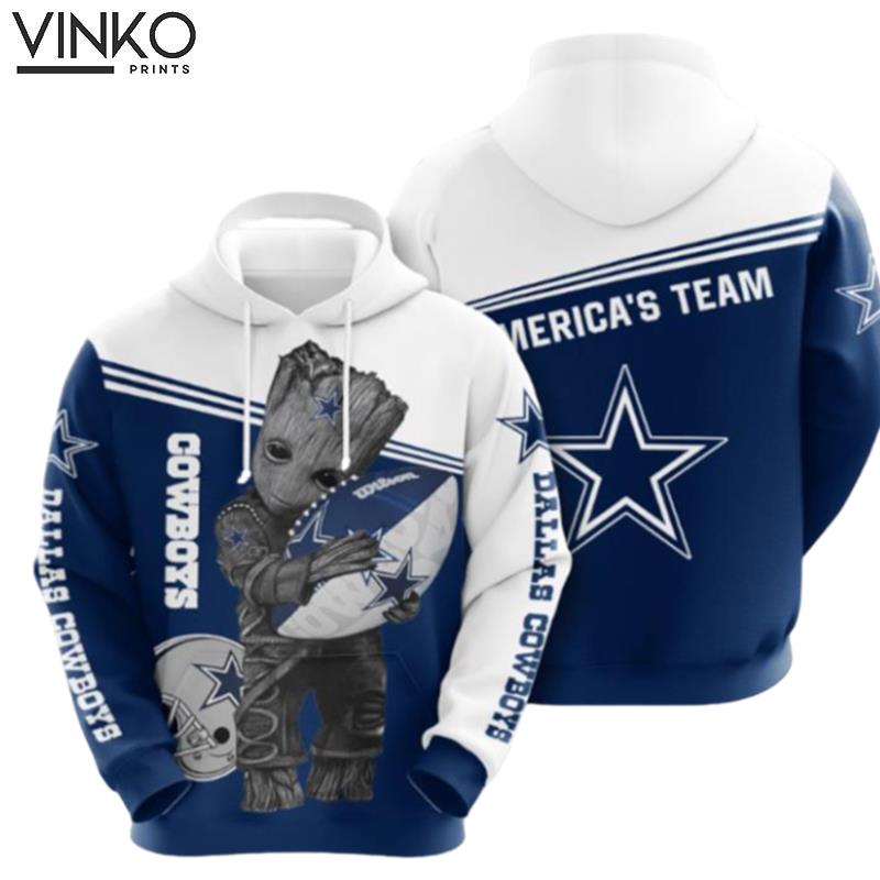 Groot Hold Dallas Cowboys Hoodie