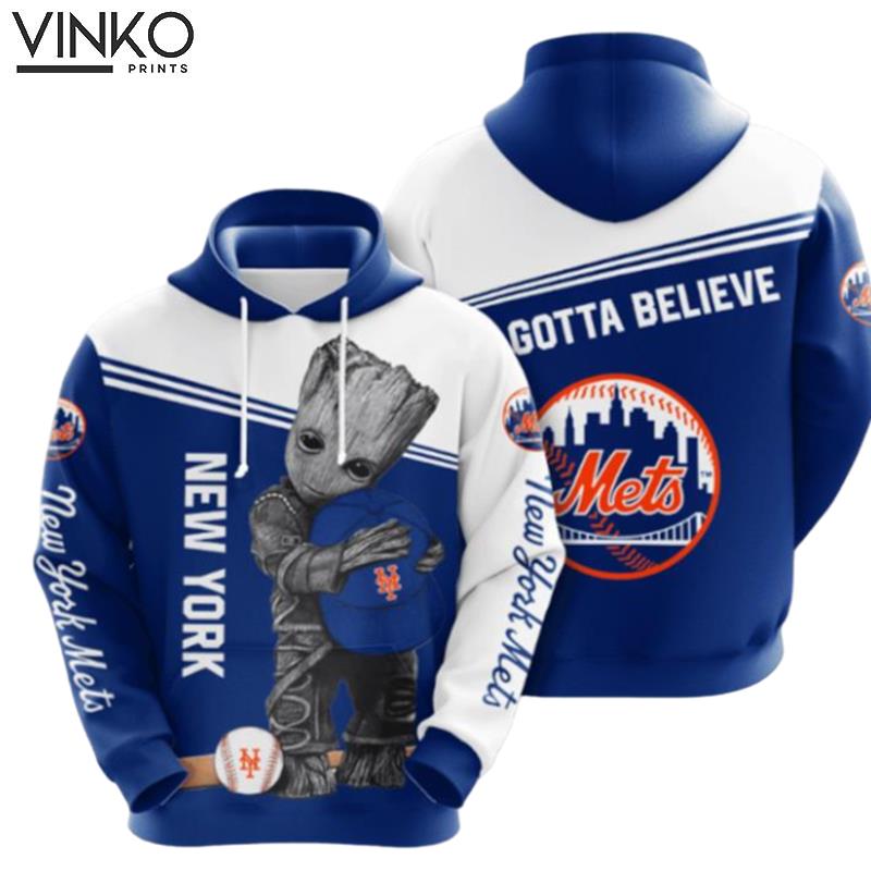 Groot Hold New York Mets Hoodie