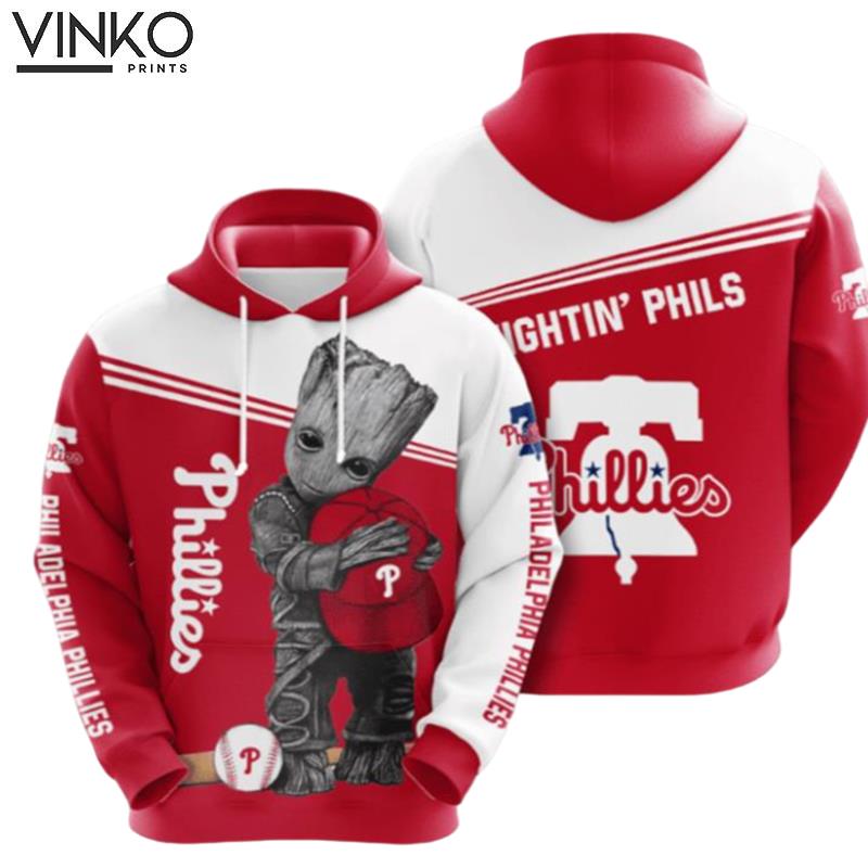 Groot Hold Philadelphia Phillies Hoodie