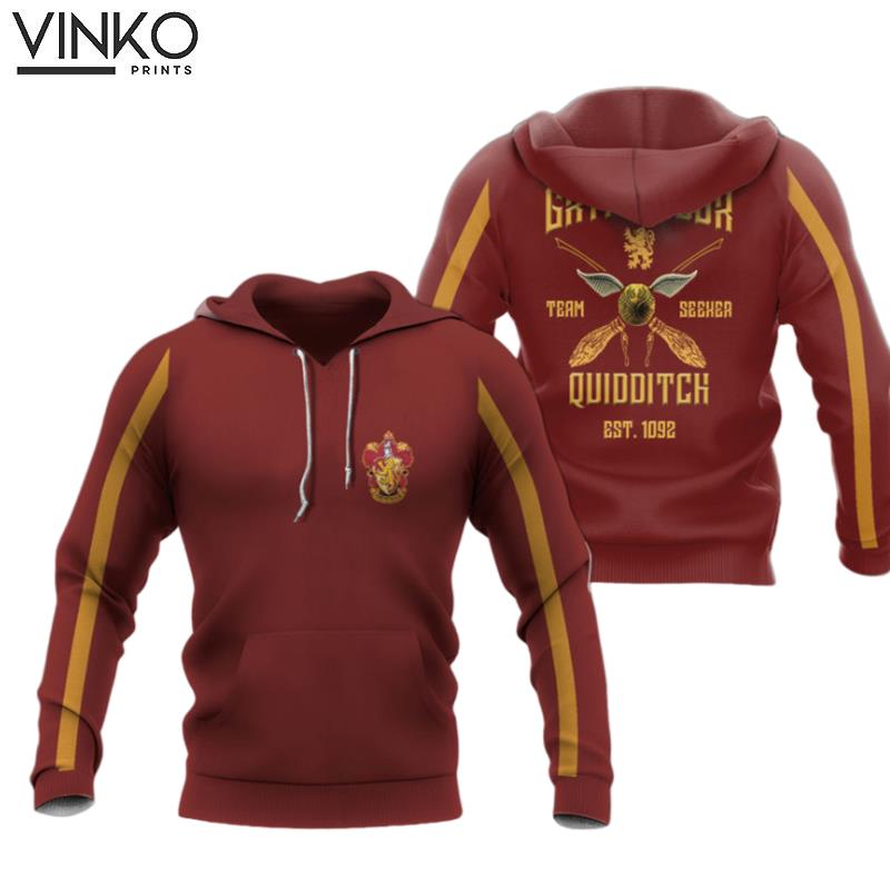 Gryffindor Quidditch Team Harry Potter Hoodie