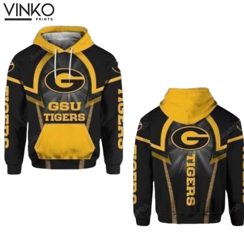 Gsu Tigers For Ncaa Fan And Pered Custom Gsu Tigers Graphic Hoodie