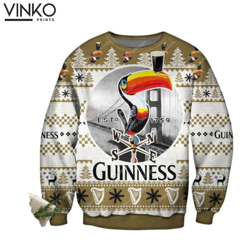 Guinness Beer Est 1759 Ugly Christmas Sweater