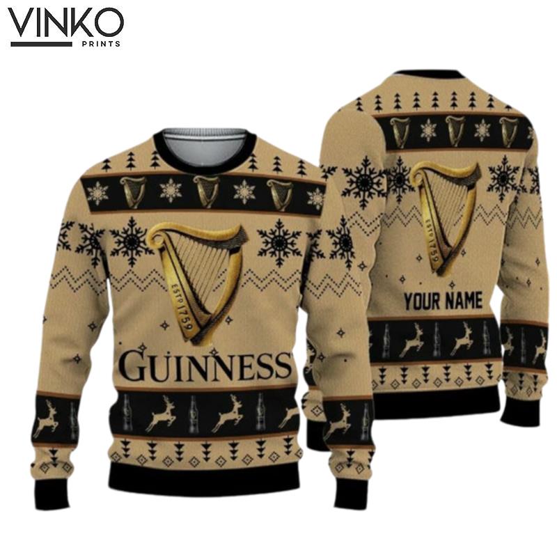 Guinness Beer Ugly Xmas Merry 2023 Ugly Christmas Sweater