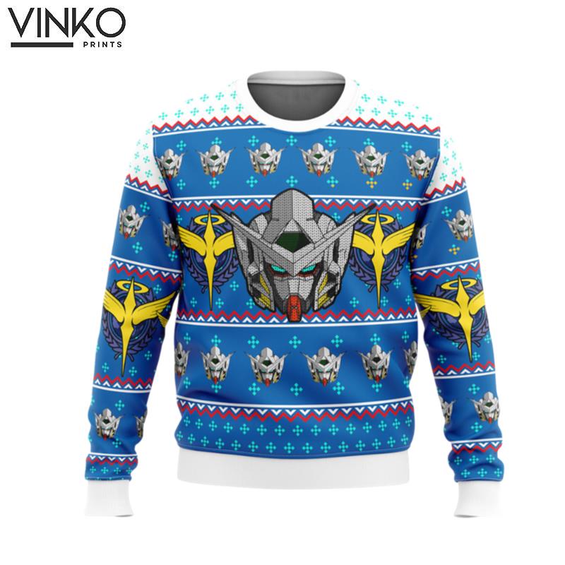 Gundam Helmet Ugly Christmas Sweater