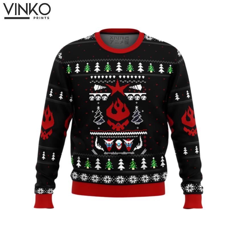 Gurren Lagann Logo Ugly Christmas Sweater