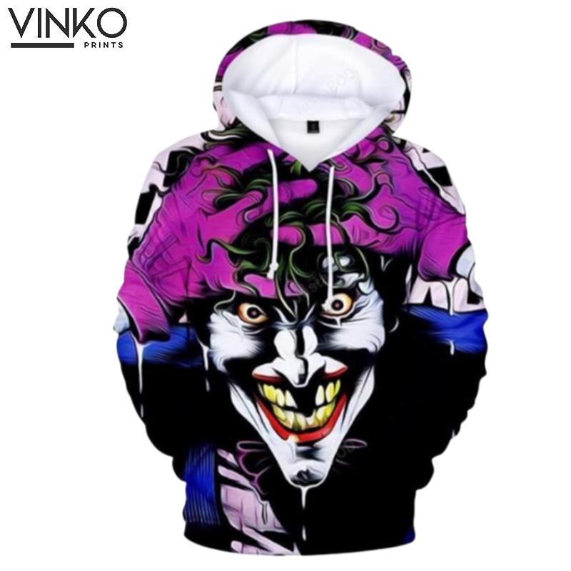 Haha Joker Crazy Grasping Hair Hoodie