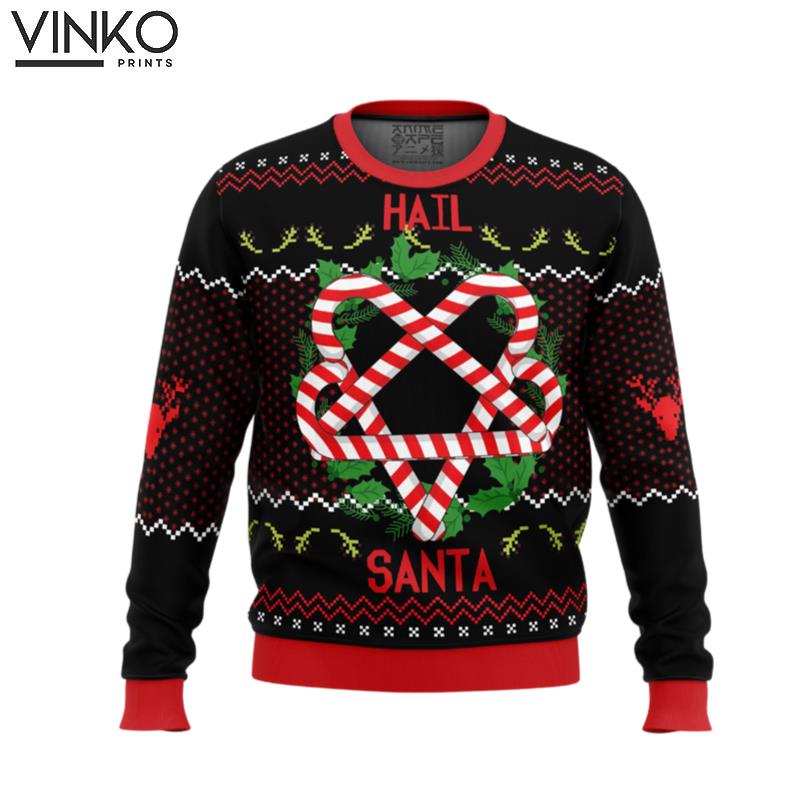 Hail Santa Ugly Christmas Sweater