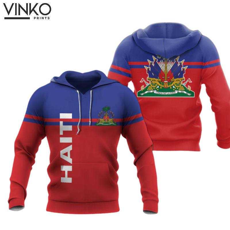 Haiti Horizontal Styles Hoodie