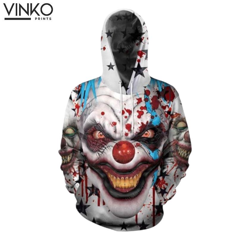 Halloween Horror Clown Hoodie