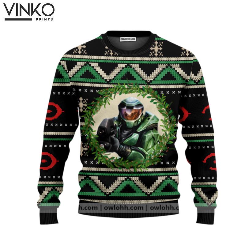 Halo Ugly Christmas Sweater