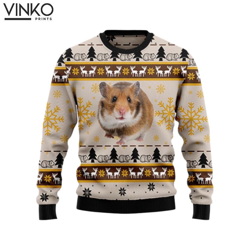 Hamster Cute D3009 Ugly Christmas Sweater