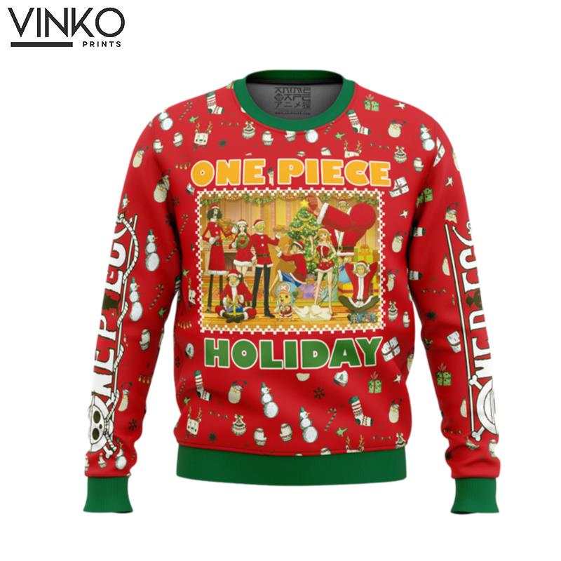 Happy Holidays One Piece Ugly Christmas Sweater