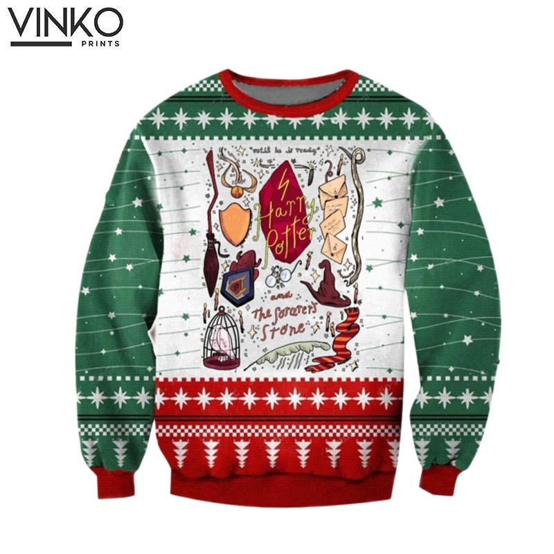 Harry Potter And The Philosopher's Stone Ugly Christmas Sweater