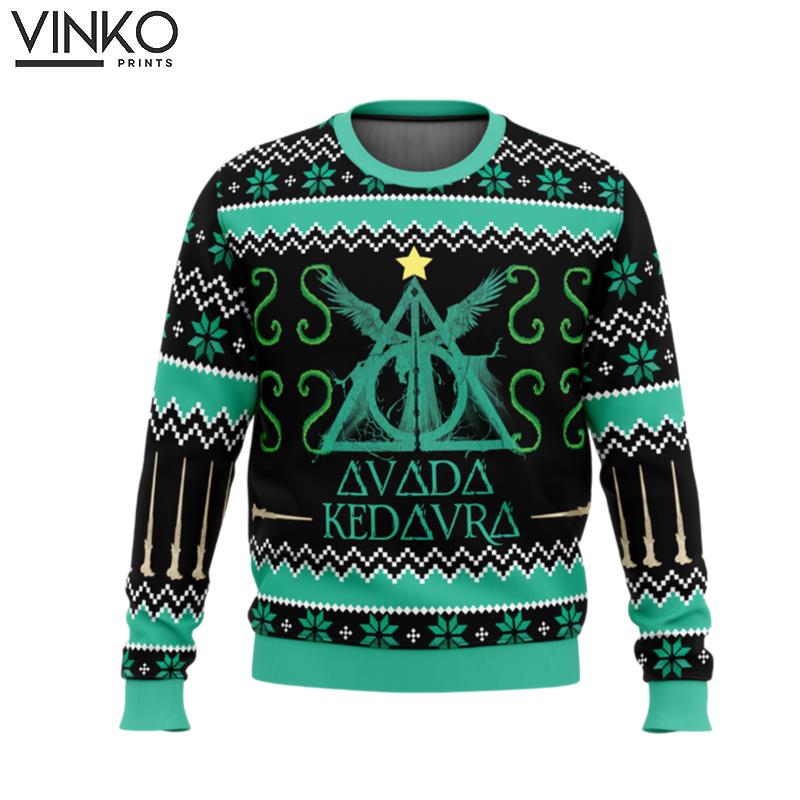 Harry Potter Avada Kedavra Ugly Christmas Sweater