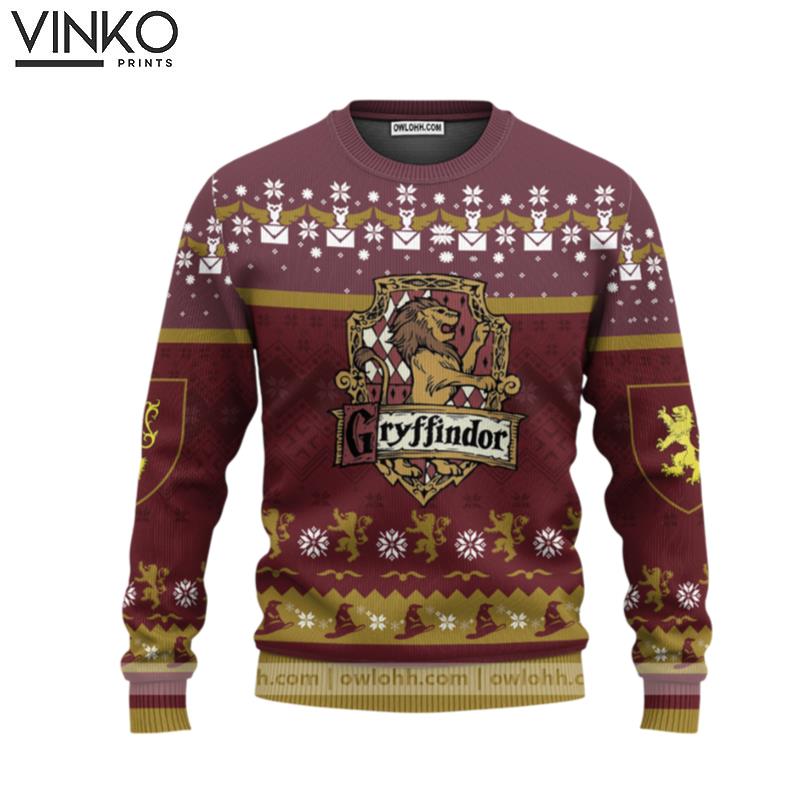 Harry Potter Gryffindor Ver 1 Custom Ugly Christmas Sweater