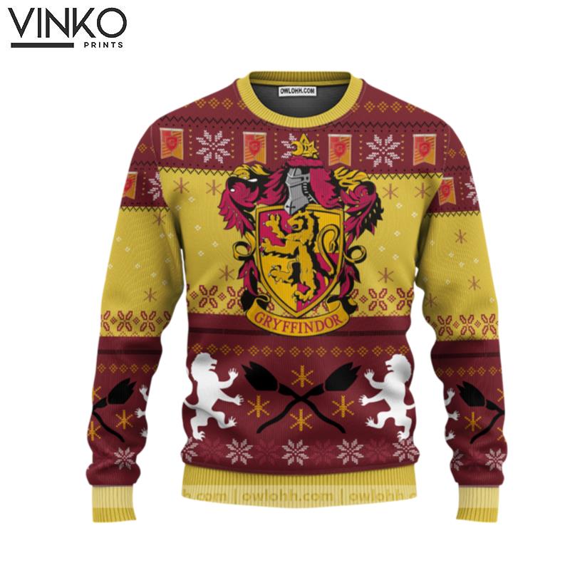 Harry Potter Gryffindor Ver 2 Custom Ugly Christmas Sweater