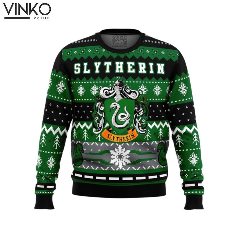 Harry Potter Slytherin House Ugly Christmas Sweater