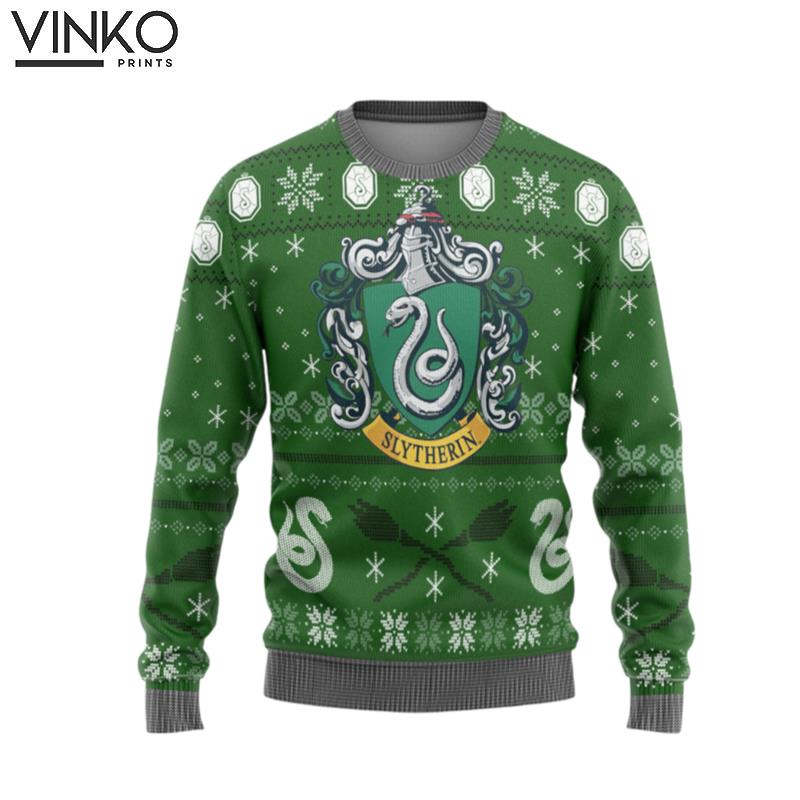 Harry Potter Slytherin Ver 2 Custom Ugly Christmas Sweater