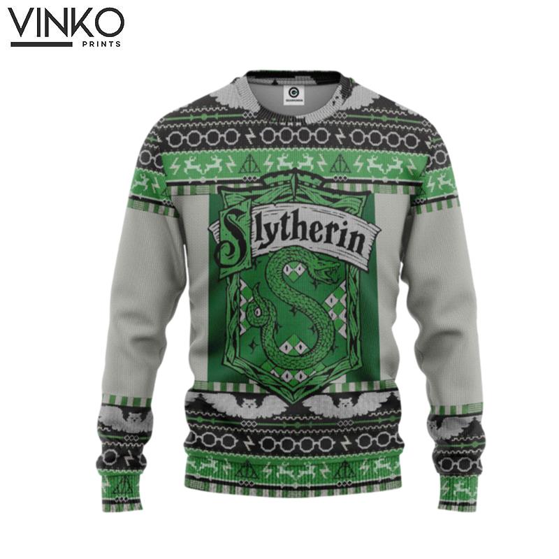 Harry Potter Slytherin Ver 3 Custom Ugly Christmas Sweater