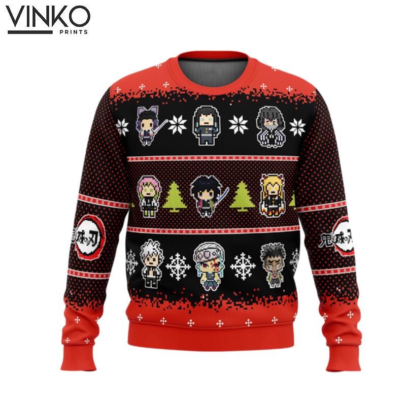 Hashira Demon Slayer Ugly Christmas Sweater