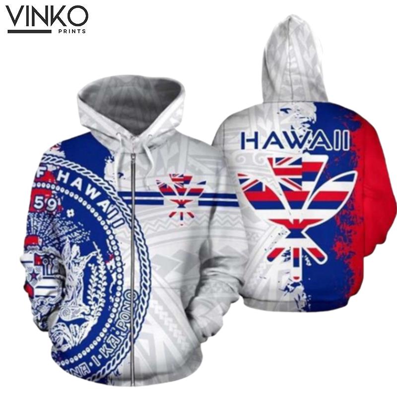 Hawaii Flag Mystic Style Hoodie