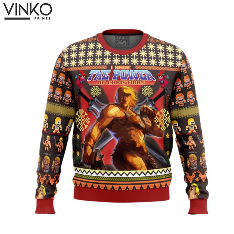 HeMan Masters of the Universe Ugly Christmas Sweater