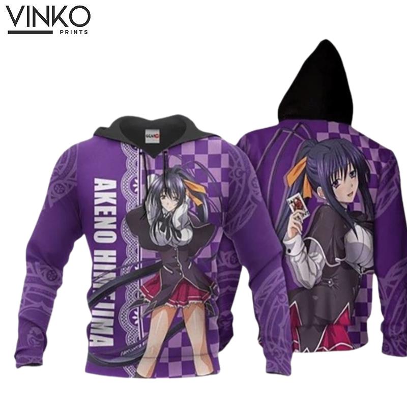 High School Akeno Himejima Anime Manga 2 Hoodie