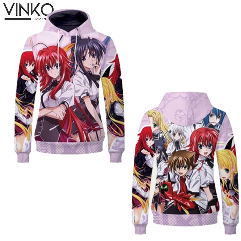 High School Gremory Himejima Akeno All Over Printed Hoodie Hoodie