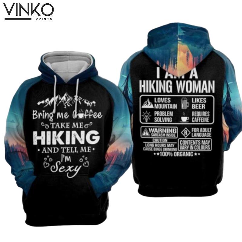 Hiking Woman Hoodie