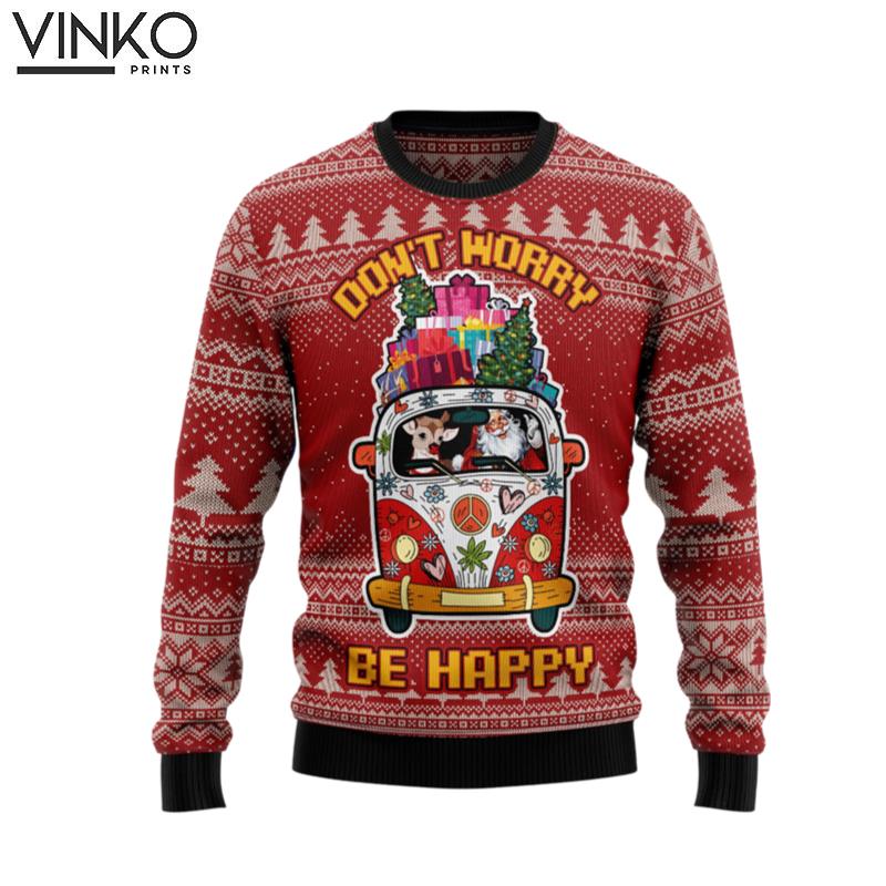 Hippie Car HT100507 Ugly Christmas Sweater