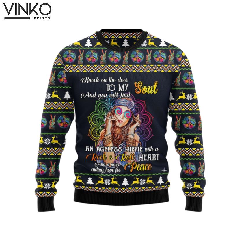 Hippie Girl T2310 Ugly Christmas Sweater