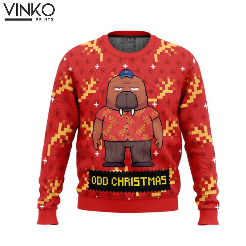 Hiroshi Odokawa Odd Taxi Ugly Christmas Sweater