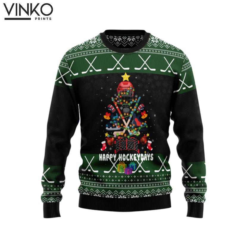 Hockey Christmas T259 Ugly Christmas Sweater