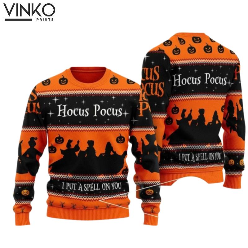 Hocus Pocus I Put A Spell On You Ugly Christmas Sweater