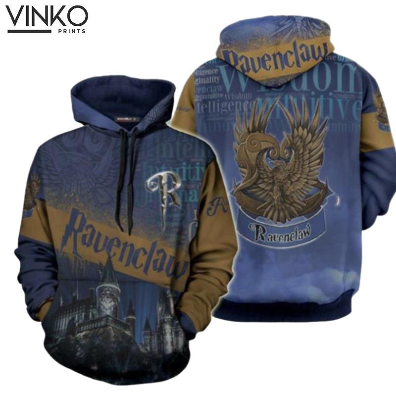 Hogwarts Castle Ravenclaw House 173 Hoodie